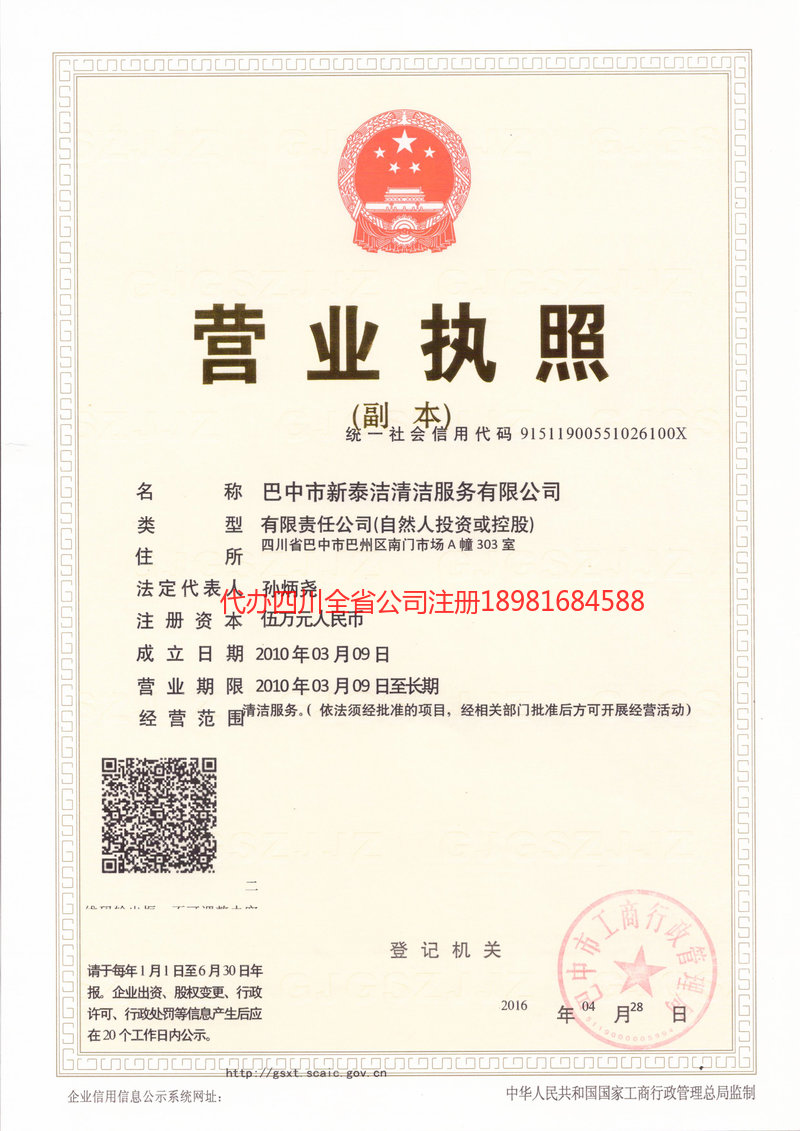 南部南部新泰洁清洁服务有限公司